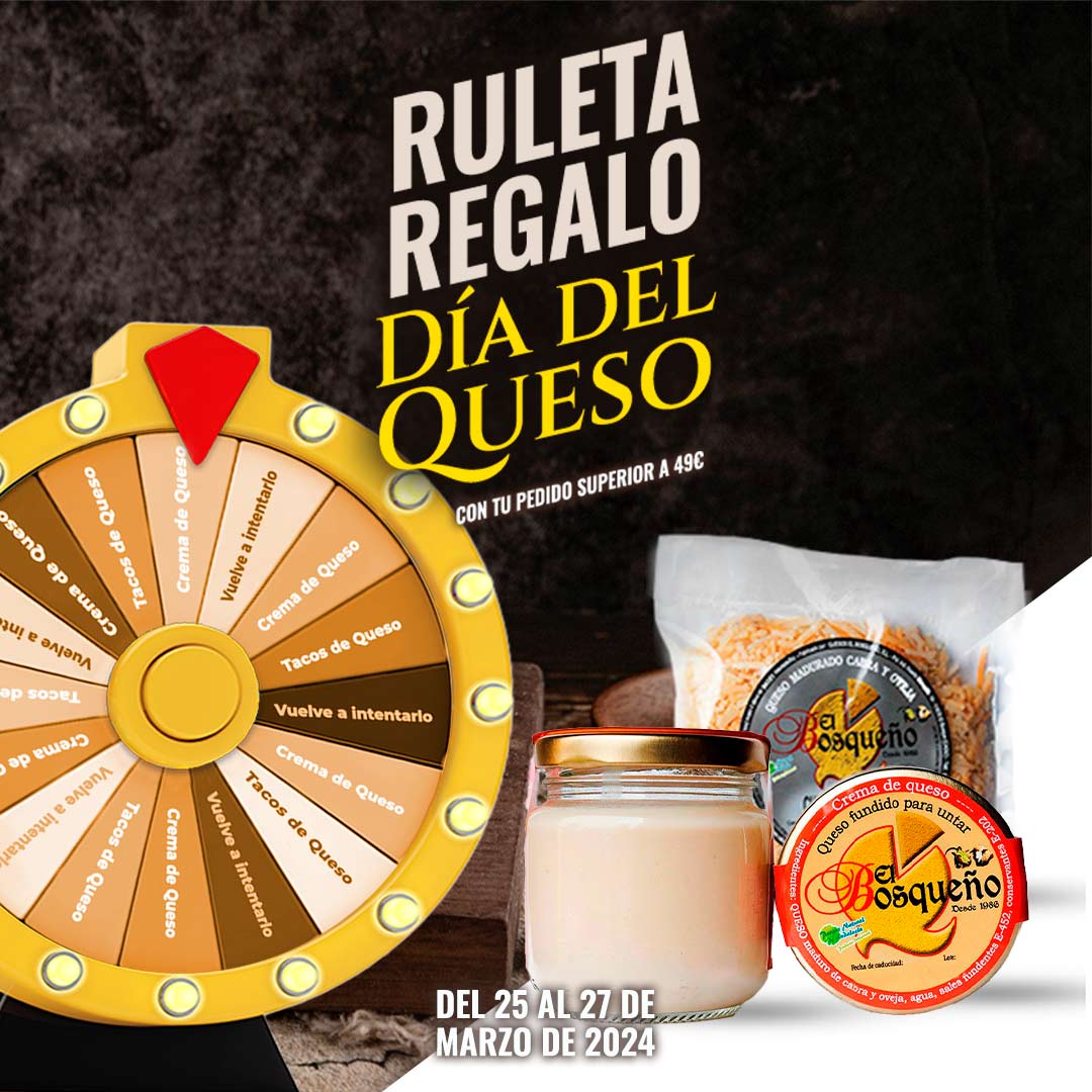 Ruleta Día del Queso 2024 Quesos El Bosqueño